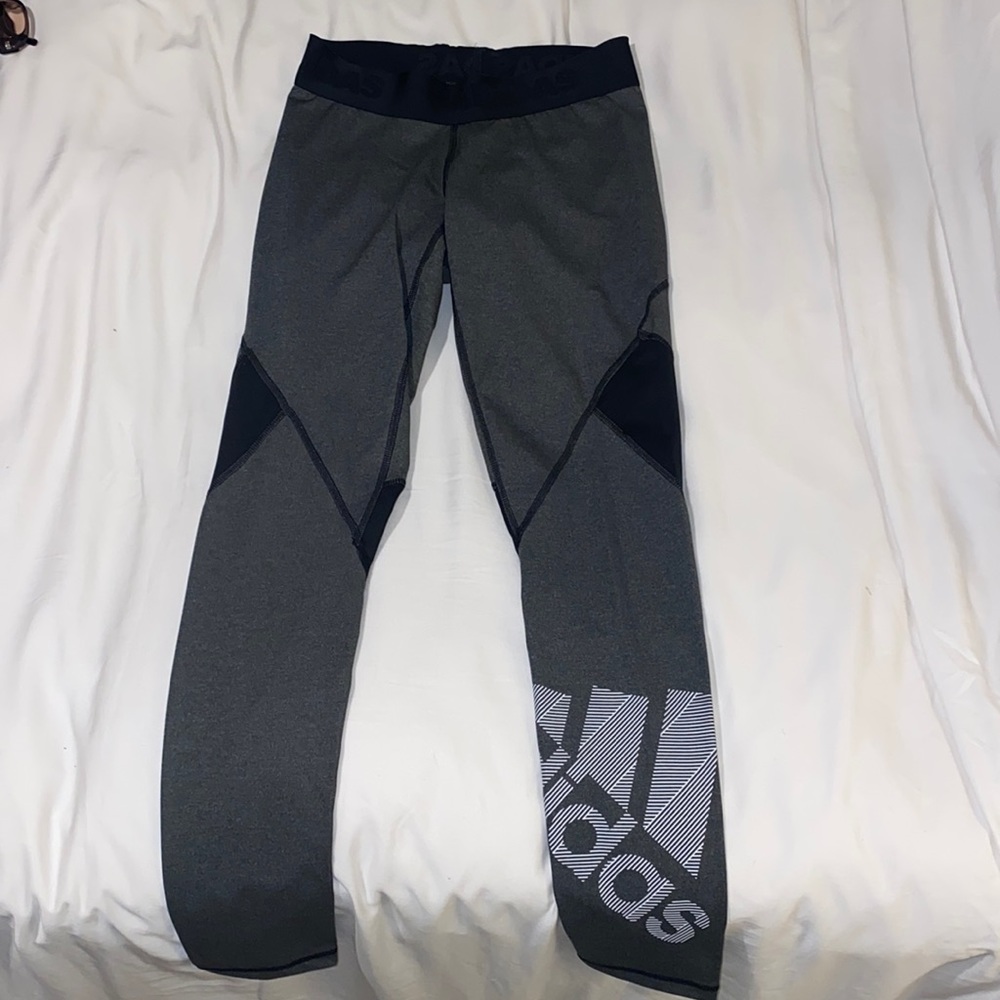 Grey adidas leggings